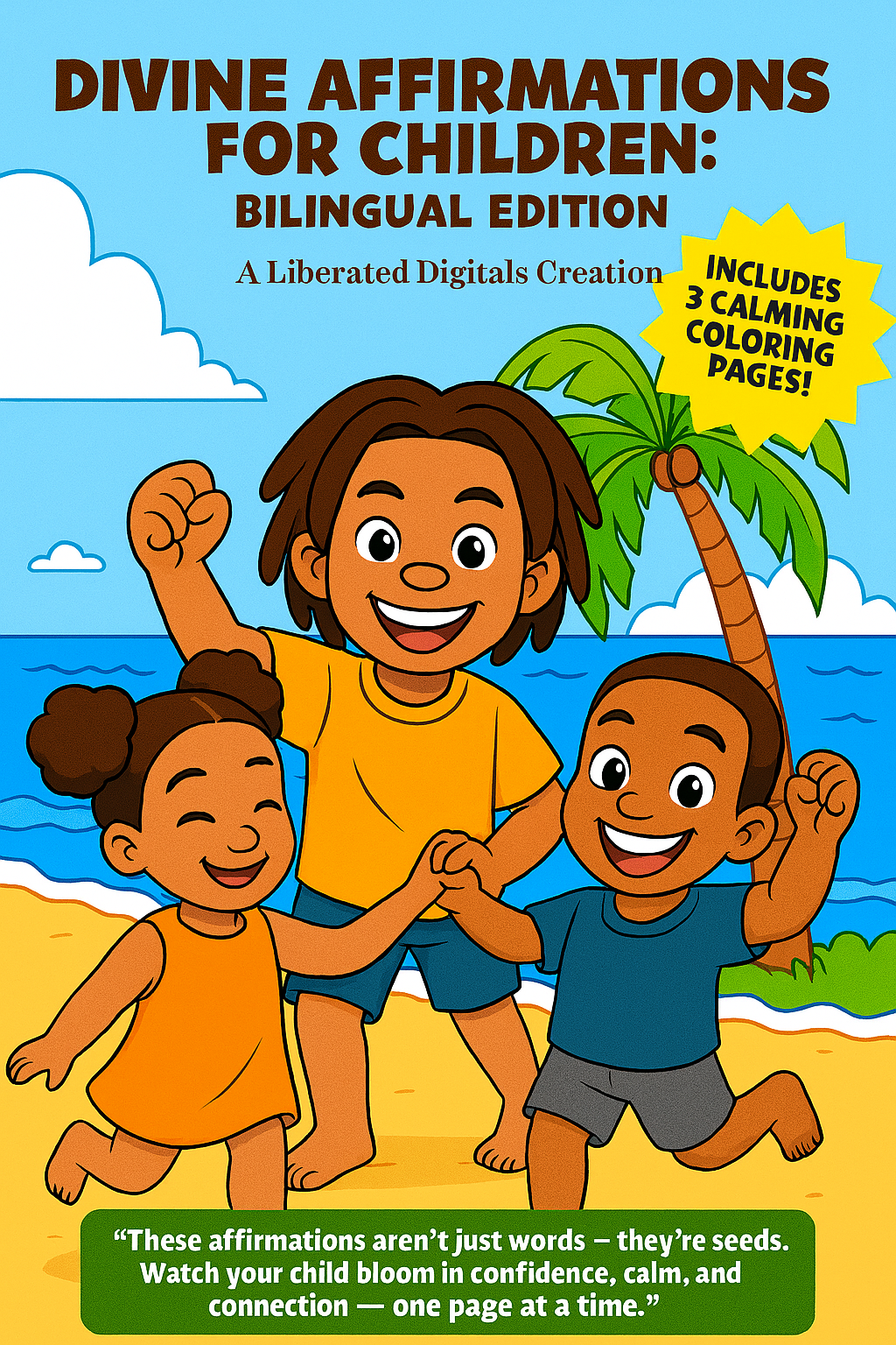 Divine Affirmations for Children: Bilingual Edition-(Digital Download)